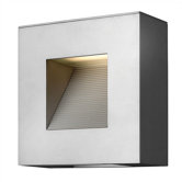 Atlantis Small Outdoor Wall Lantern in Titanium