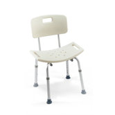Two Care Guard Tool-Less Shower Chair With Back