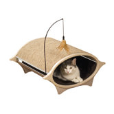 Cat Eye Modular Cat Bed and Corrugate Scratcher