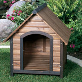 Outback Country Lodge Dog House in Walnut