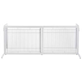 Freestanding Pet Gate HL in White