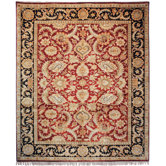 Dynasty Burgundy/Black Rug