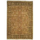 Old World Gold/Light Green Agra Rug
