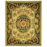Savonnerie Ivory/Gold Rug