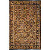 Antiquities Garden Panel Dark Plum/Gold Rug