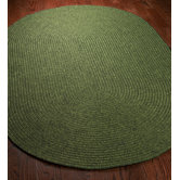 Braided Green Rug