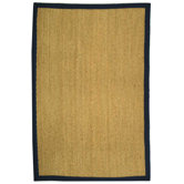Natural Fiber Natural/Blue Rug