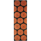 Rodeo Drive Rust/Black Rug