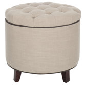 Layla Fabric Ottoman