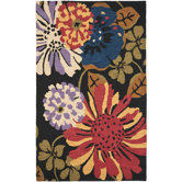 Jardin Black/Multi Floral Rug