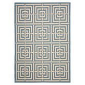 Courtyard Blue / Bone Rug