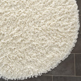 Shag White Rug