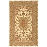 Persian Court Ivory/Green Rug