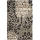 Florida Shag Smoke/Dark Brown Rug