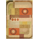 Tibetan Brown Multi Geometric Rug