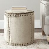 Paula Fabric Ottoman