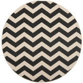 Courtyard Black/Beige Rug
