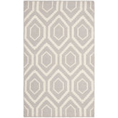 Dhurries Grey/Ivory Rug