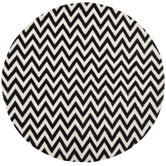 Dhurries Black/Ivory Rug