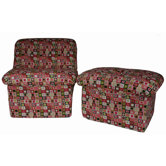 Cloud Chair and Ottoman Set