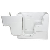 Mohave 29" x 52" Wheelchair Accessible Soaker Walk In Bath Tub In White