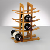 Weinregal aus Bambus