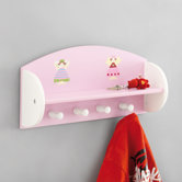 Kinder-Garderobenleiste "Princess" aus MDF