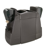 55 Gallon Double Sided Windshield Center for Roll Towel Dispensers in Charcoal