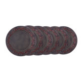 Art Nouveau 13" Charger Plate (Set of 6)