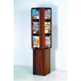 Free Standing Twelve Pocket Rotary Literature Display