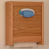 Combo Towel Dispenser and Glove/Tissue Holder