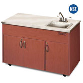 Silver Advantage Deep Basin Single Bowl Portable Sink
