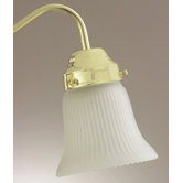 4.5" x 4.88" Ceiling Fan Light Glass Shade in White