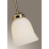 5.5" x 5.5" Ceiling Fan Light Glass Shade in White
