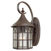 Manchester 14" x 7"  Outdoor Wall Lantern in New Tortoise Shell