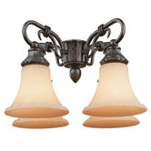 Villamoura Four Light Ceiling Fan Light Kit