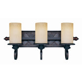 Carmel Three Light Vanity in Slate