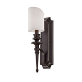 Bishop One Light Wall Sconce in English Bronze