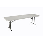 8' Fold-in-Half Table in Almond