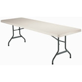 8' Commercial Grade Table in White