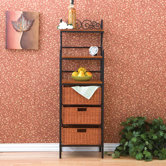 Walker Scrolled Storage Baker's Rack