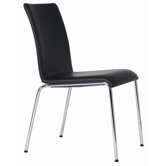 Poro Armless Chair with Fabric Upholstery