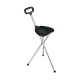Deluxe Folding Lightweight Adjustable Height Cane Seat