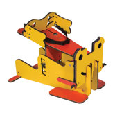 Wenzelite Straddler Bolster Chair in Yellow