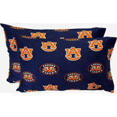 Auburn Tigers King Pillow Case Set