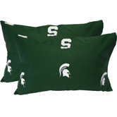 Michigan State Spartans Pillow Case Set