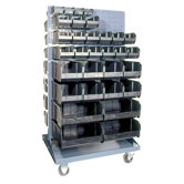 Conductive Mobile Double Sided Louvered Rack