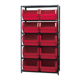 Large 5 Shelf Giant Open Hopper Magnum Storage Unit