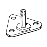 Foot Plate for Q-Stor Wire Shelving