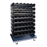 Conductive Double Sided Steel Rail Rack with Optional Mobile Kit
